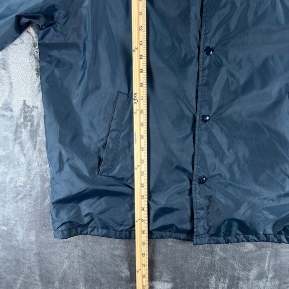 Auburn Sportswear Nylon Coach Jacket Men XL Pony Baseball Softball Vintage 80's - Picture 7 of 16